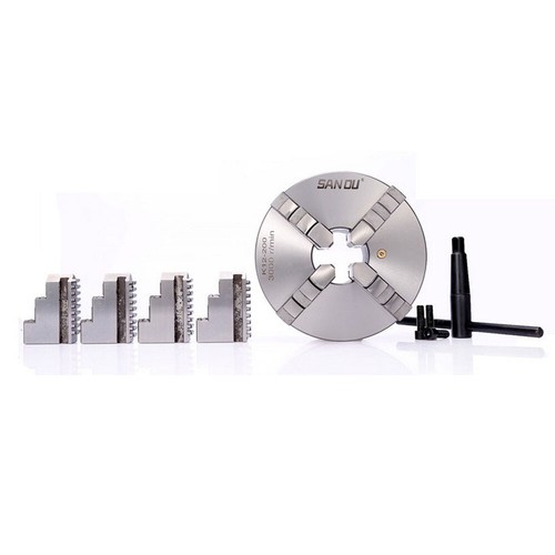 SANOU Lathe Chuck 125mm 4 Jaws Self Centering & Reversible Jaw K12-125 Tool AUS - Picture 2 of 6