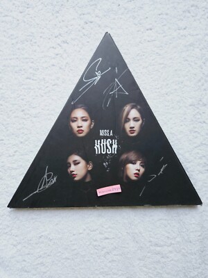 MISS A Hush Signed Promo Album Autographed + Message [US SELLER