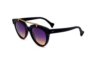 SATURNINO EYEWEAR MARS 1 S 1 BLACK MATTE GOLD MATTE BRIDGE 48/21/140 Women's