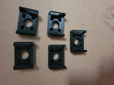 5 pack Locking Milwaukee M18 Battery Holder Wall or Shelf Mount Bracket