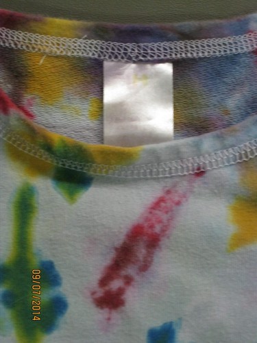 Tie Dye T-Shirt Youth 6 Green Candy Burst Free Shipping Handmade 100% Cotton Y - Picture 3 of 3