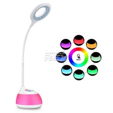 Flexo Lámpara LED Blanco Base Colores