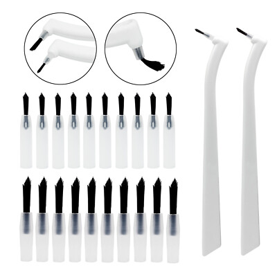 Dental Disposable Brush Tapered Tips & Handle Composite Bonding Etching Varnish