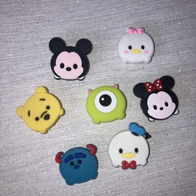 7 Mickey Thema PVC Schuh Charms Schuhe Zubehör Dekorieren Krokus Jibbitz Tsum