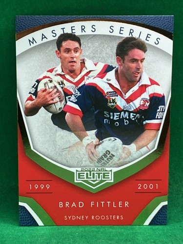 2022 ELITE MASTERS SERIES Brad Fittler NRL Cards pick your card