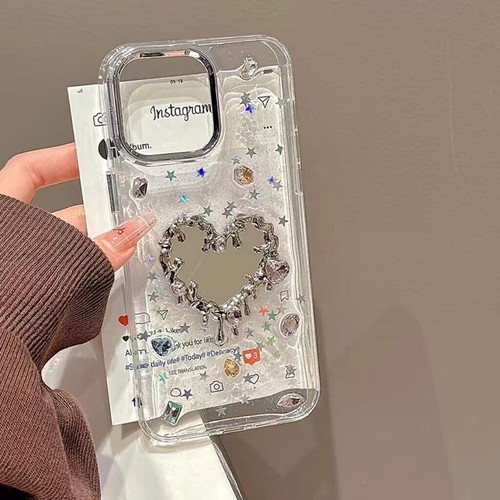Transparent Mirror Phone Case For Apple iPhone 16 15 Pro Max 14 13 12 11 8 XR XS - 第 6/7 張圖片