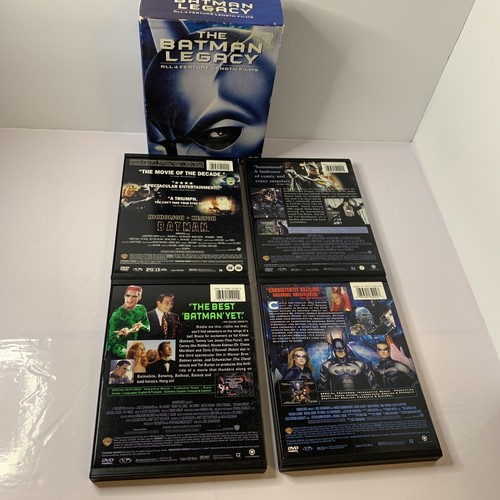 The Batman Legacy 4 movie collection (DVD) Batman/Return/Forever/Batman/Robin - Picture 6 of 10