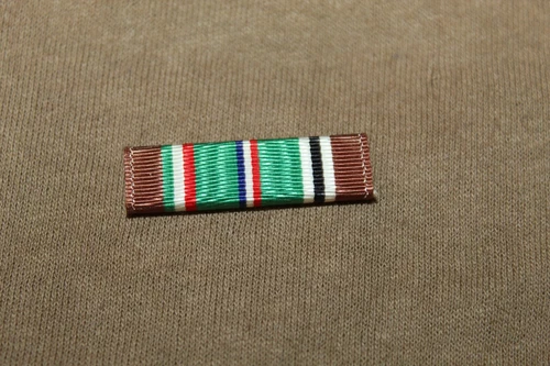 Original WW2 U.S. Military European-Africa-Middle East Campaign Medal Ribbon Bar