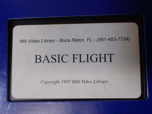 (2) vintage Flight School Training Video Tapes Basic & One Week To Solo - Picture 3 of 4