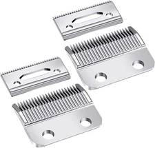 2 Sets Adjustable Hair Clipper Blades 2 Hole Trimmer Replacement Blades for Wahl