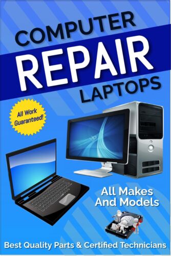 Cell Phone & Computer Repair window poster signs 2 poster signs bundle 24"x36" - Picture 2 of 4