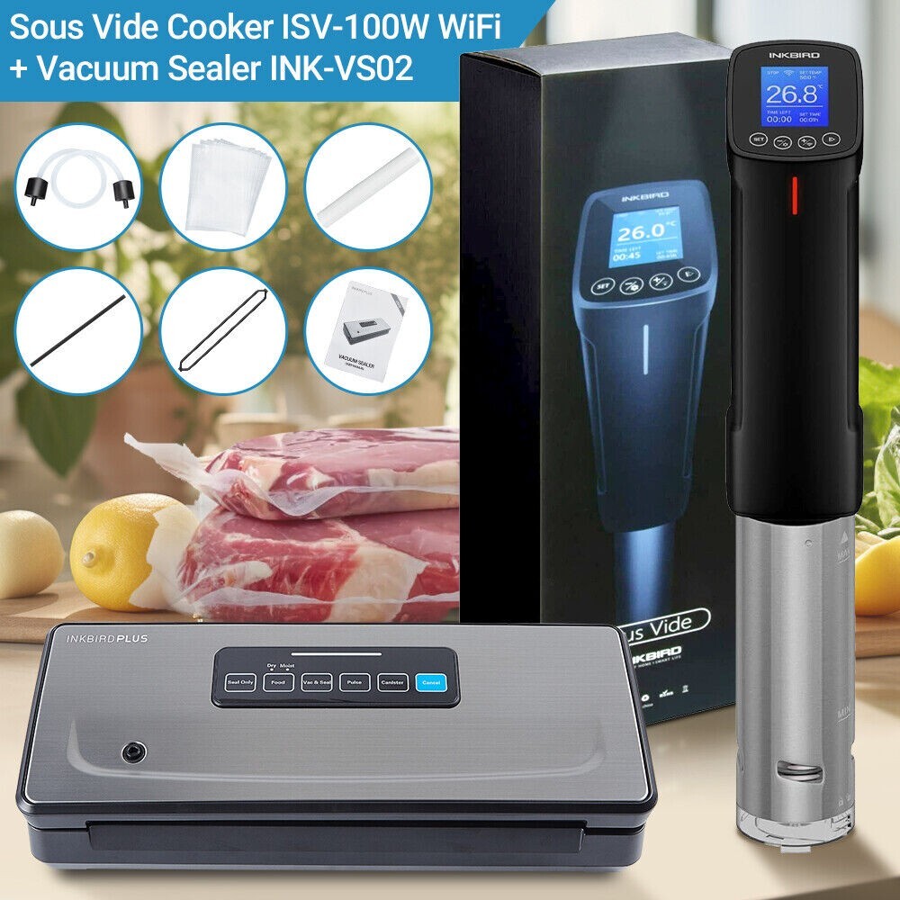 WIFI Sous Vide Slow Cooker Schongarer Vakuumiergerät Essenslager Kitchen EU Plug