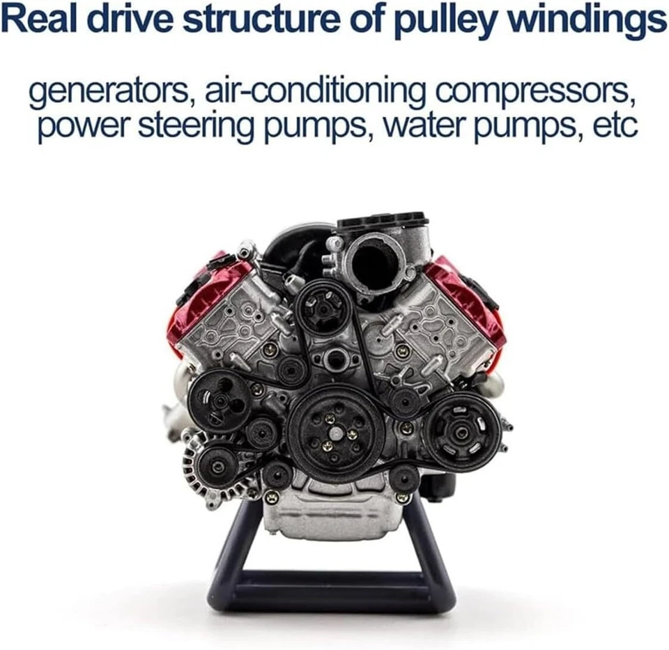 Cison Engine Kit-2024 Best Cison V8 Engine Model Kit That Runs,Mini Motor Engine - Image 4 of 4