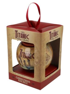 RMS Titanic 1912 Christbaumkugel Deko Baumschmuck festlich Weihnachtsgeschenk