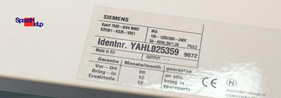 Isa Slot Siemens Xpert 7920-80/64 Mmd Computer Pc Rs-232 Parallel Ag D1115 W98 - Image 3 of 4