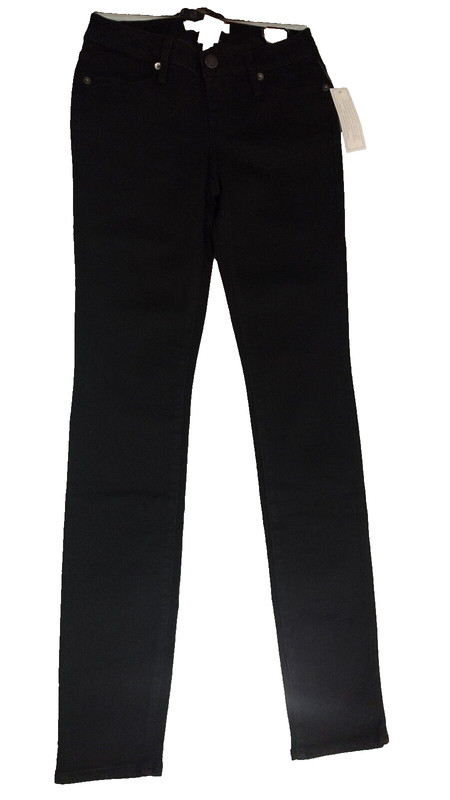 NO BO NO BOUNDARIES JUNIORS WOMENS SKINNY STRETCH BLACK JEANS SIZE 1 NWT NEW