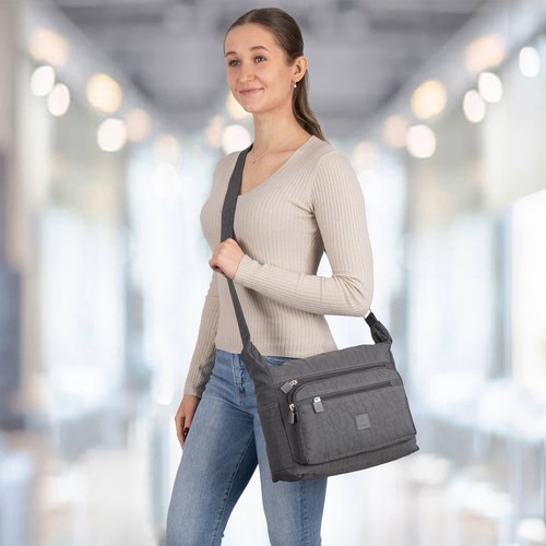 Damen Tasche Schultertasche Umhängetasche Crossover Bag Shopper - Bild 32 von 53