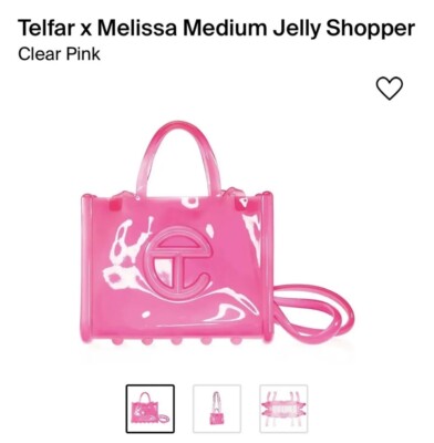 Telfar x Melissa Medium Jelly Shopper Barbie