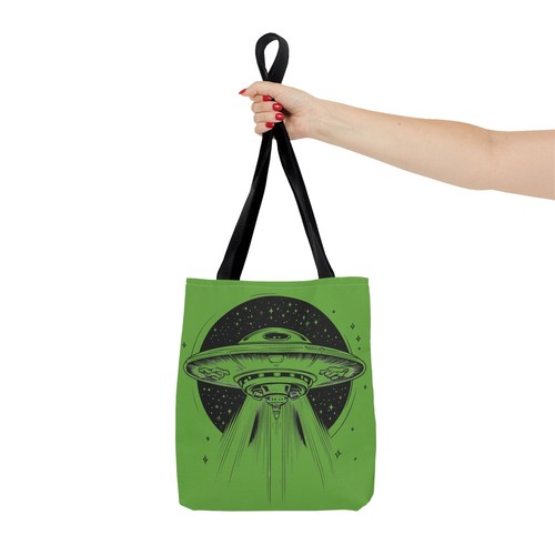 Alien UFO Tote Bag, Space Lover Gift, Shopping Bag, Out of This World Accessory - Picture 17 of 21