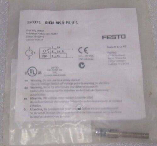 1PC New Original FESTO SIEN-M5B-PS-S-L sensor proximity switch - Picture 1 of 2