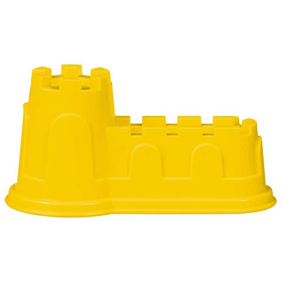 7Pcs Yellow Bucket & Spade Set Perfect Summer Beach Play Fun Gift Set For Kids - Image 4 of 4