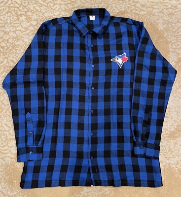 Toronto Blue Jays FANnel Fan-nel Flannel Shirt 2024 SGA Giveaway IN-HAND
