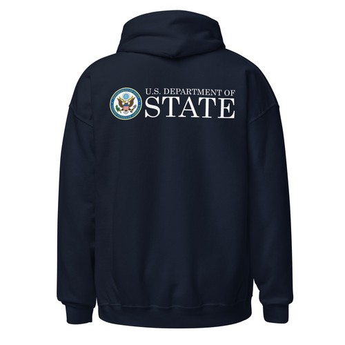 US Department of State DOS Seal Hoodie Diplomatic Heavy Blend Hooded Sweatshirt - Picture 5 of 13