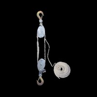 Lifting Rope Hoist Pulley System Lift 4000lb Big Game Boat Hunt Rigging Engine Lifting Rope Hoist Pulley System Lift 4000lb Big Game Boat Hunt Rigging Engine