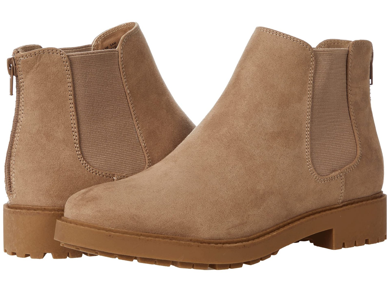 Esprit Womens' Sam Rear Zip Ankle Boots - Taupe Grey