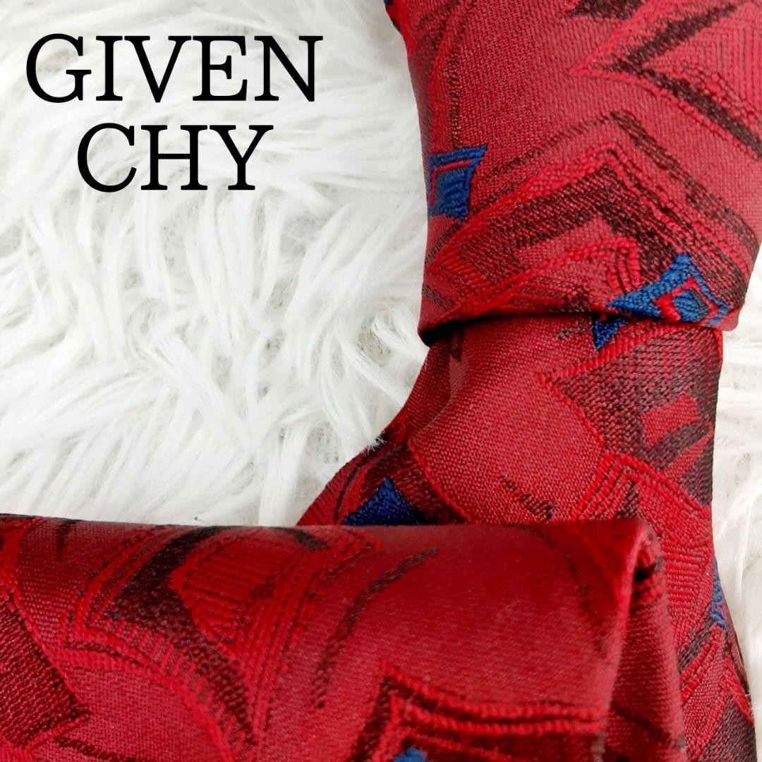 Givenchy Tie Abstract Geometric Pattern Excellent… - image 1