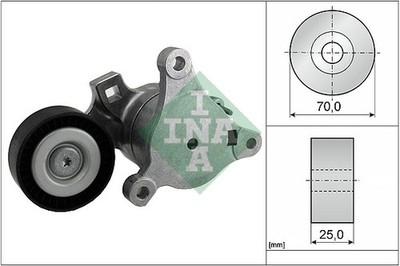 1x INA 534 0362 10 Riemenspanner Keilrippenriemen für Citroën Peugeot