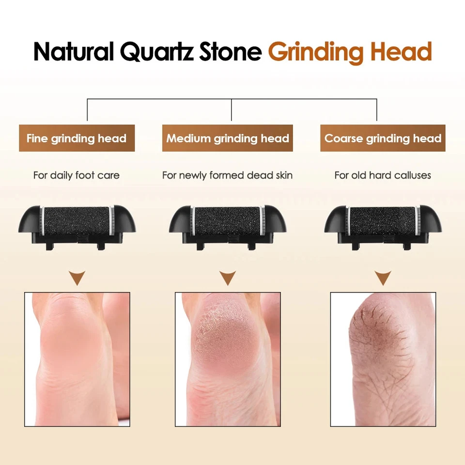 Herramientas de pedicura exfoliante de molienda para talón callo pie piel muerta removedor de costras Foto 4 de 4