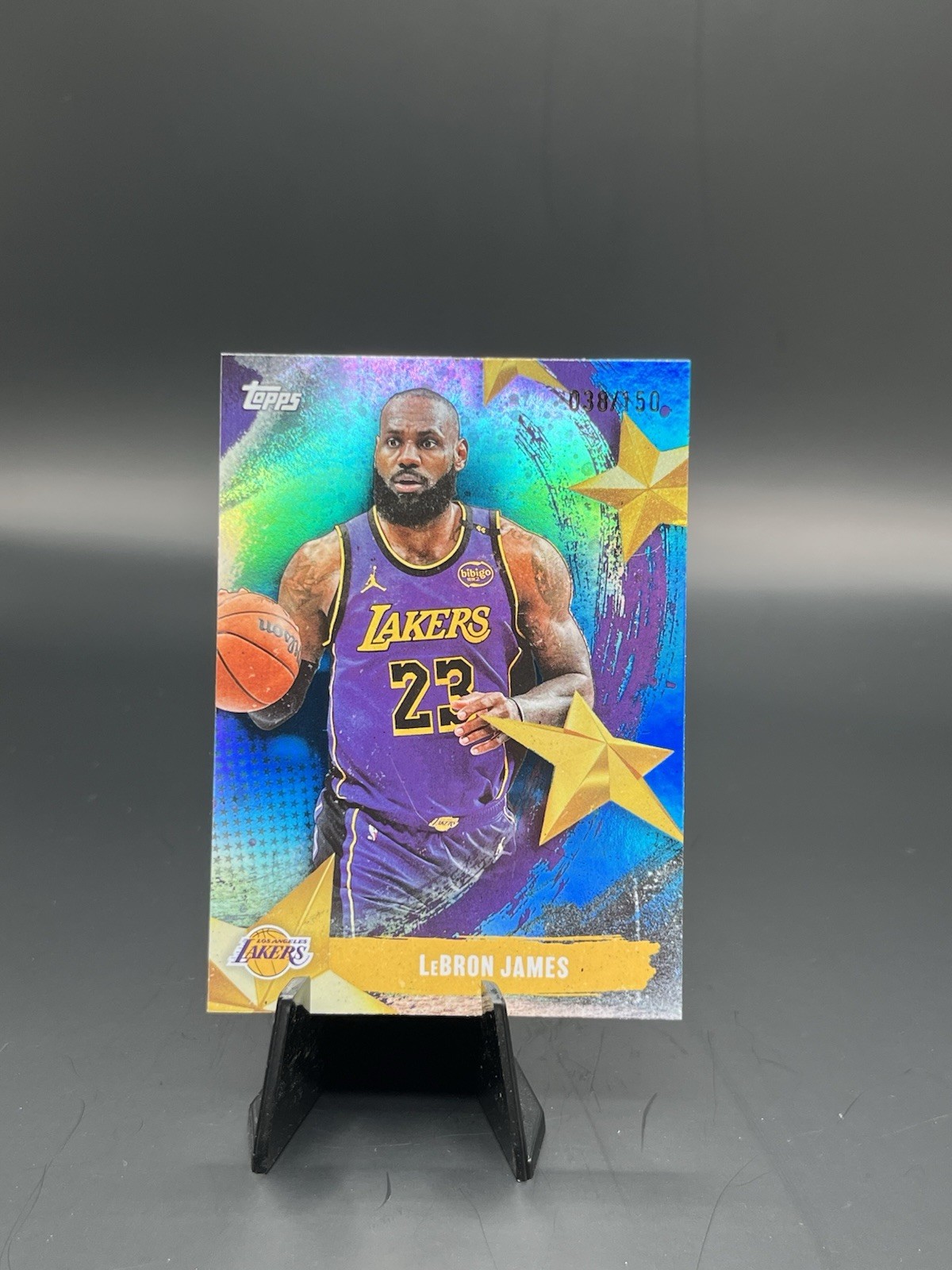 2025-26 Topps - Stars of Nba LeBron James #SA-6 Blue Rainbow /150