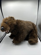 Juguete de peluche Jumbo realista de 31" Discovery Channel Grizzly Bear 1999 de colección ¡limpio!