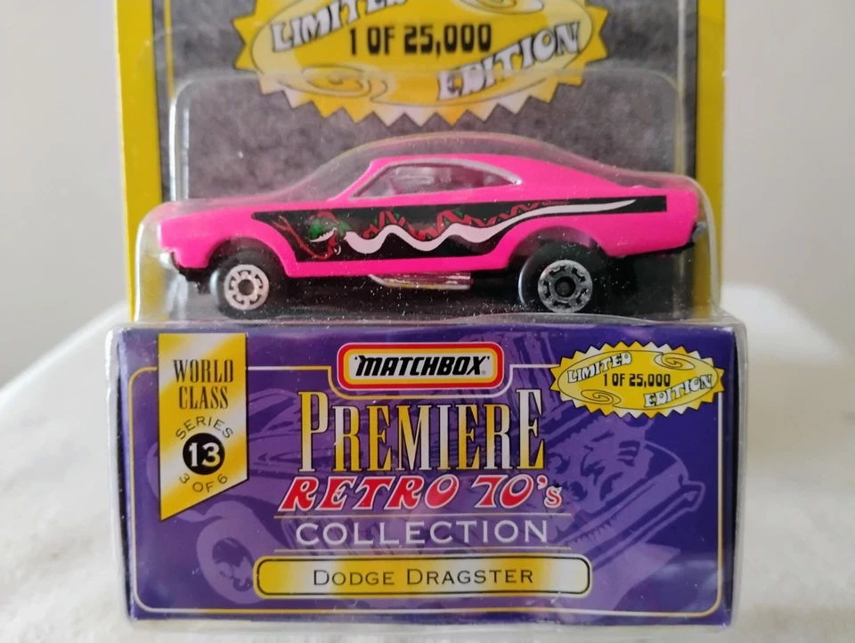 Juego de 6 coches retro Matchbox Premiere Series #13 1997 vintage años 70 1 25.000 cada uno Foto 3 de 4
