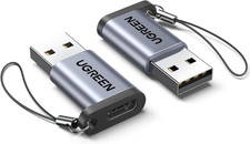 UGREEN 10Gbps USB C Female to USB Male Adapter 2 Pack, Type C to USB a Charger C