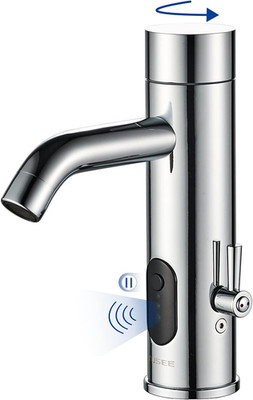 Touchless Chrome Bathroom Faucet with Manual Control - TS-5303C