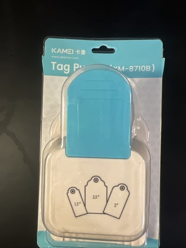 Craft Tag Punch - 3 In 1 Gift Tag Paper Punch - Sizes 1.5", 2.0", & 2.5".