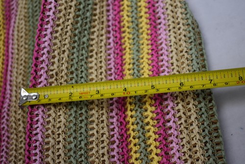 Bolso de Playa Roxy Coco Pearl para Mujer OS Multicolor Paja Tejido a Rayas Nueva Etiqueta - Imagen 13 de 14
