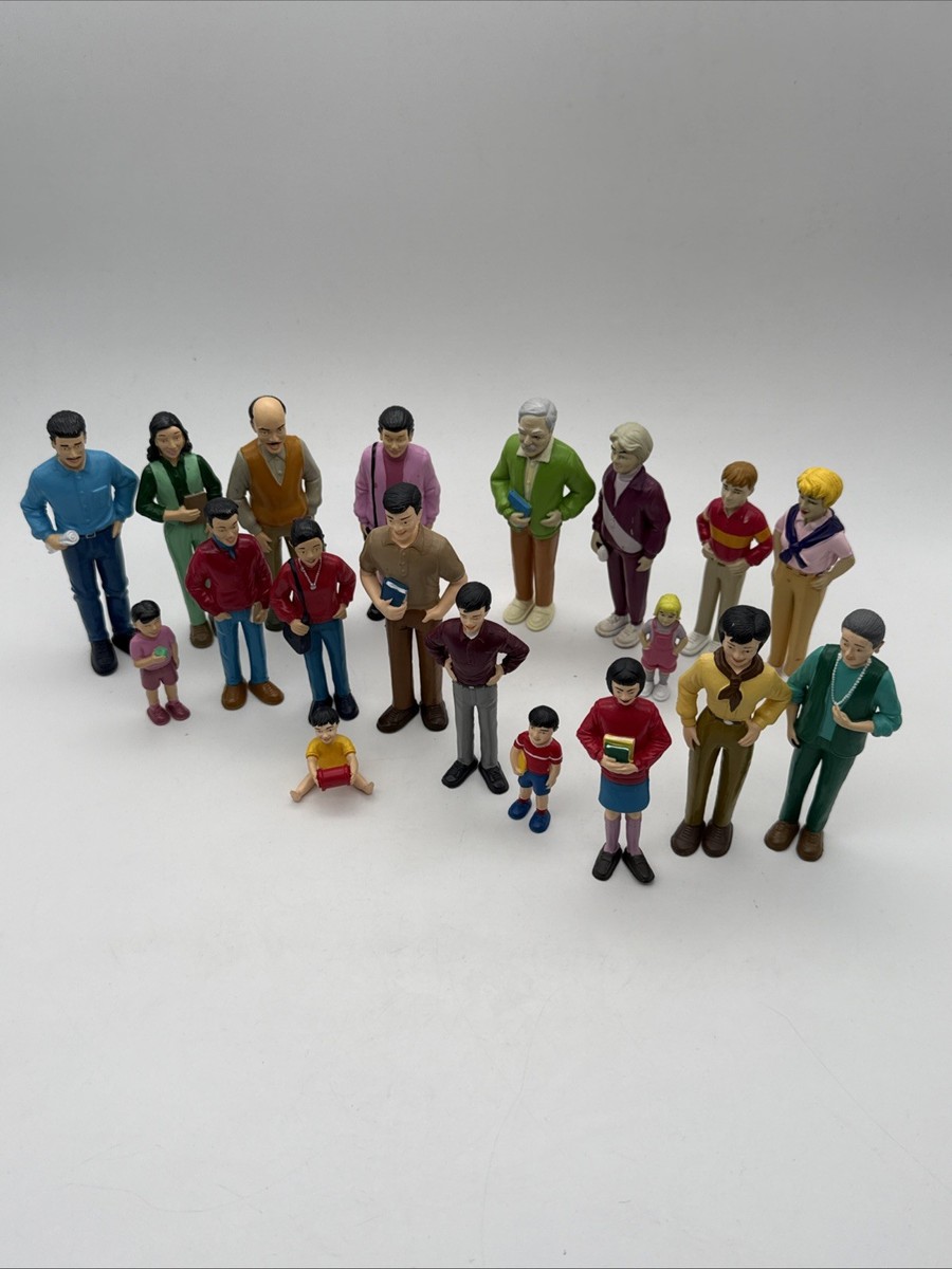 Vintage Cre8tive Minds Pretend Play Family Dollhouse Lot Of 19