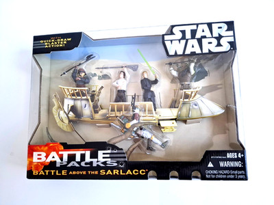 Hasbro Kenner STAR WARS StarWars Battle Packs Battle above the Sarlacc OVP