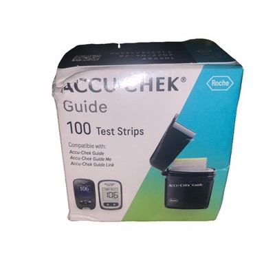 Accu-Chek Guide Test Strips - 100 Count Expiration Date: 04-26-2027