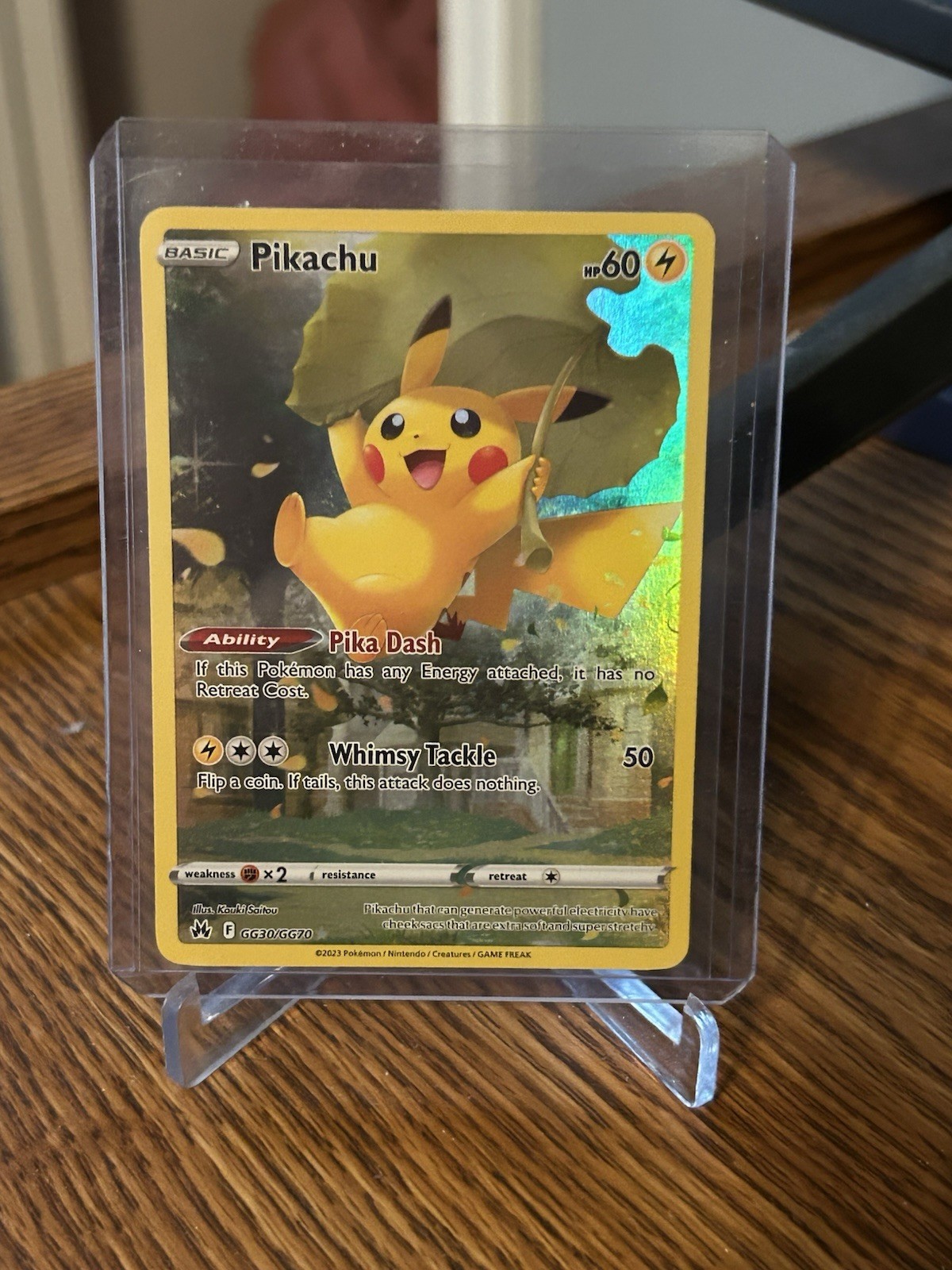 Pikachu 2023 Sword & Shield: Crown Zenith #GG30/GG70 Galarian