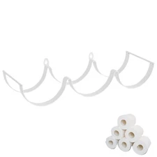 Wall Toilet Paper Holder, Iron Wall Mount Toilet Paper Shelf, Cloud Floating ...