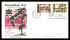 Mayfairstamps Canada FDC 1967 dual art First Day Cover aaz_78551