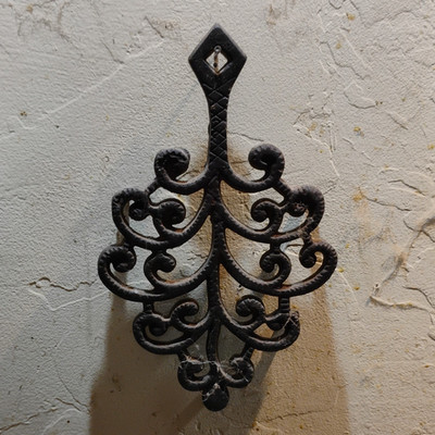 Vintage John Wright Inc. Cast Iron Tree of Life Trivet #244