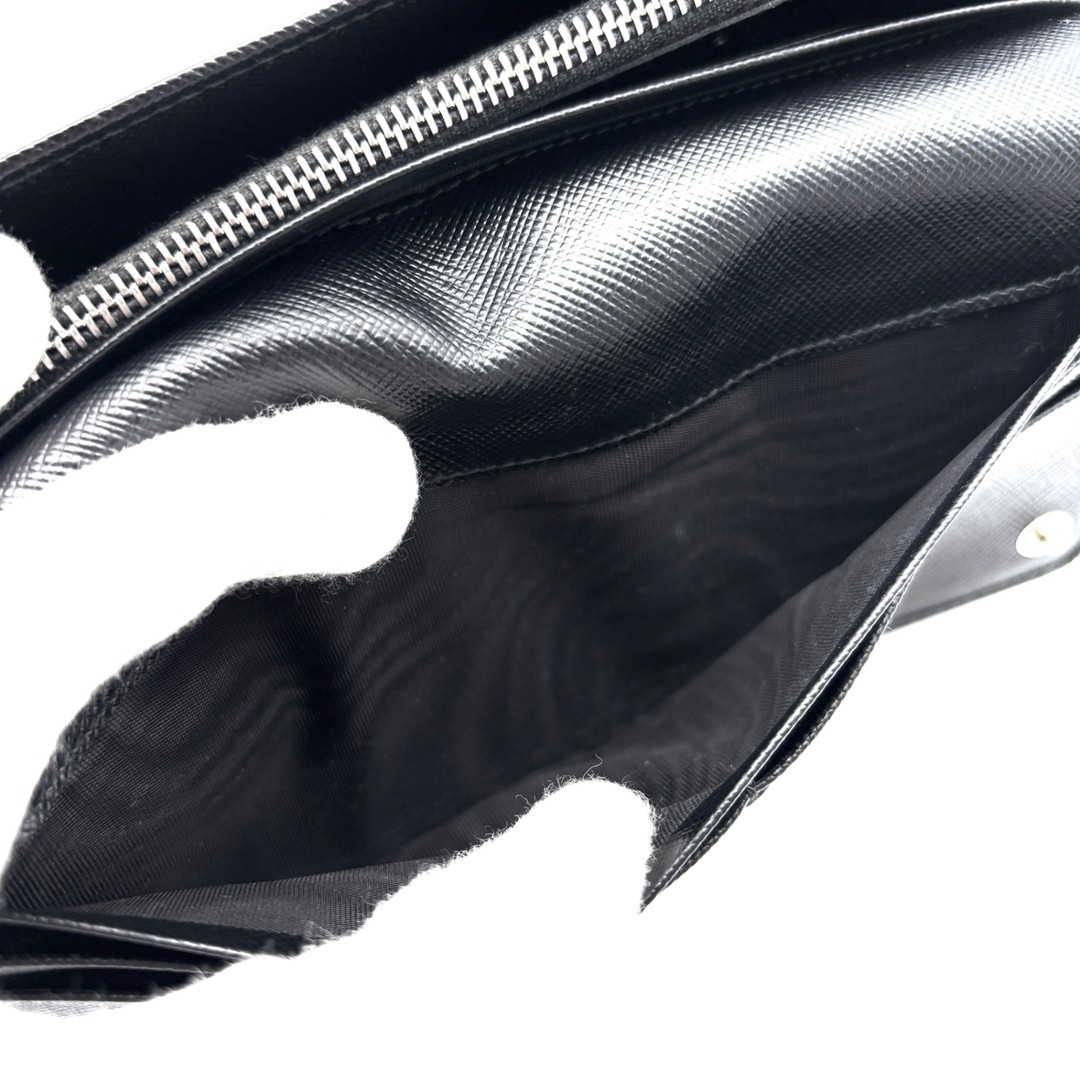 ・ PRADA Robot Long Wallet Triangular Logo Plate S… - image 10