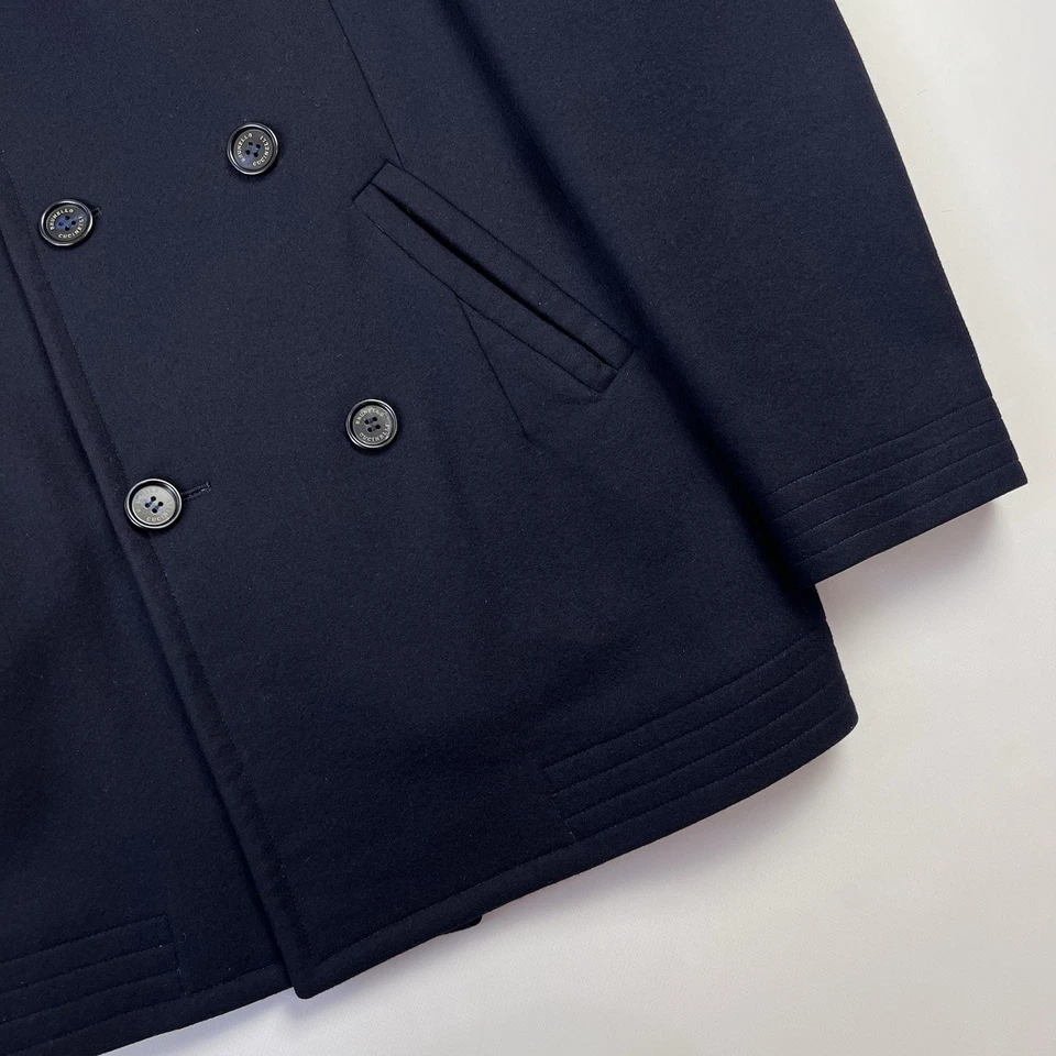 Brunello Cucinelli double breasted wool cashmere coat Mens 52 L - Image 2 of 4