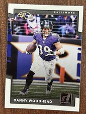 danny woodhead baltimore ravens 2017 panini-donruss football card no. 254