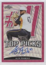 2019 Leaf Metal Draft Top Picks Pink Wave 8/10 Alek Manoah #TP-AM2 Auto m2a
